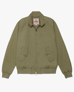 Baracuta G9 Twill Harrington Jacket - Lichen Green