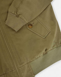 Baracuta G9 Twill Harrington Jacket - Lichen Green | Baracuta Jackets & Coats | JEANSTORE