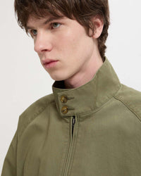 Baracuta G9 Twill Harrington Jacket - Lichen Green | Baracuta Jackets & Coats | JEANSTORE