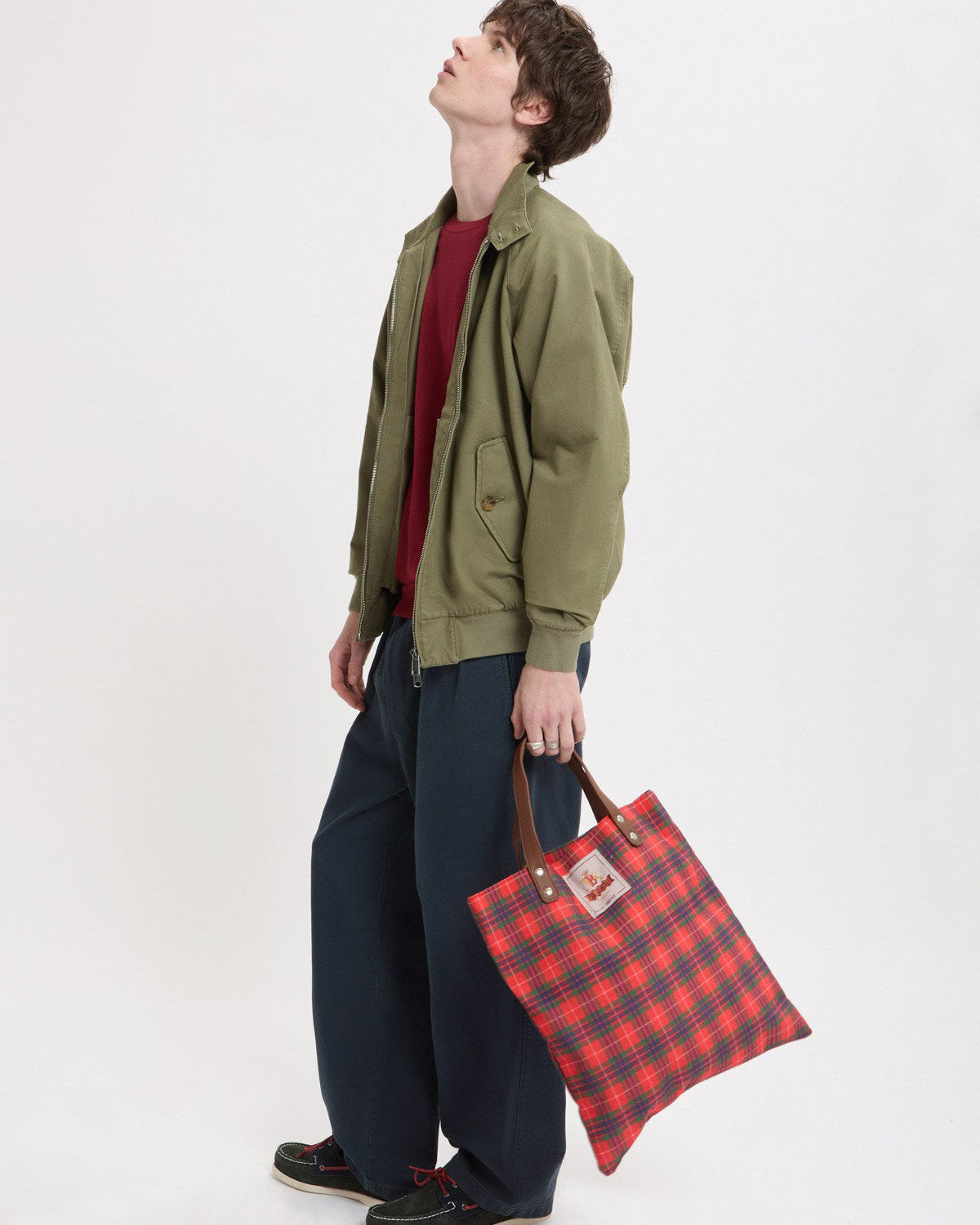 Baracuta G9 Twill Harrington Jacket - Lichen Green | Baracuta Jackets & Coats | JEANSTORE