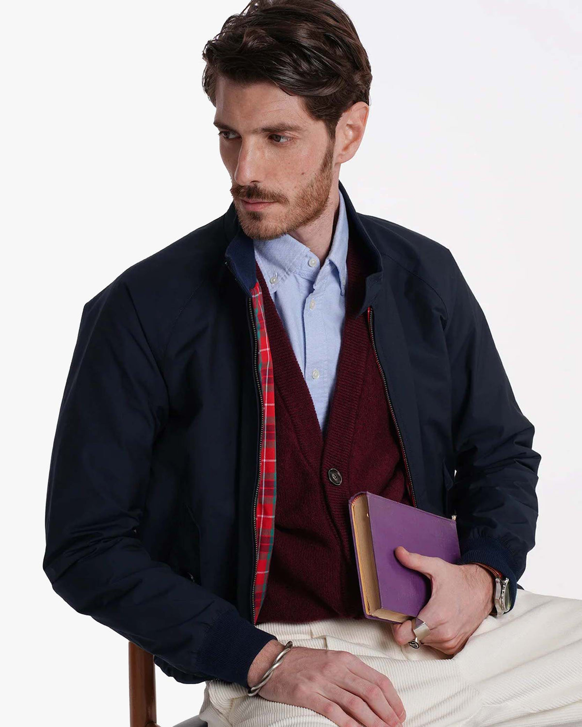 Baracuta G9 Classic Harrington Jacket - Navy