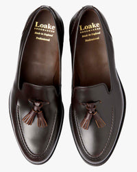 Loake Professional Brunel Tassel Loafer - Dark Brown