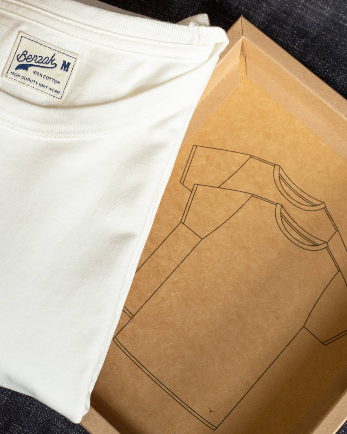 Benzak Denim Developers BT-2P Two-Pack Tees - Off White | Benzak Denim Developers T Shirts | JEANSTORE