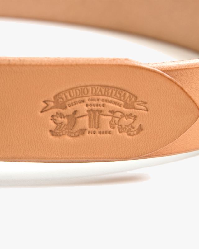 Studio D'Artisan B-81 Leather Belt - Natural | Studio D'Artisan Belts | JEANSTORE