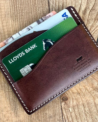 Barnes and Moore Drayman Leather Cardholder - Deep Honey | Barnes and Moore Wallets & Key Fobs | JEANSTORE