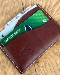 Barnes and Moore Drayman Leather Cardholder - Deep Honey | Barnes and Moore Wallets & Key Fobs | JEANSTORE