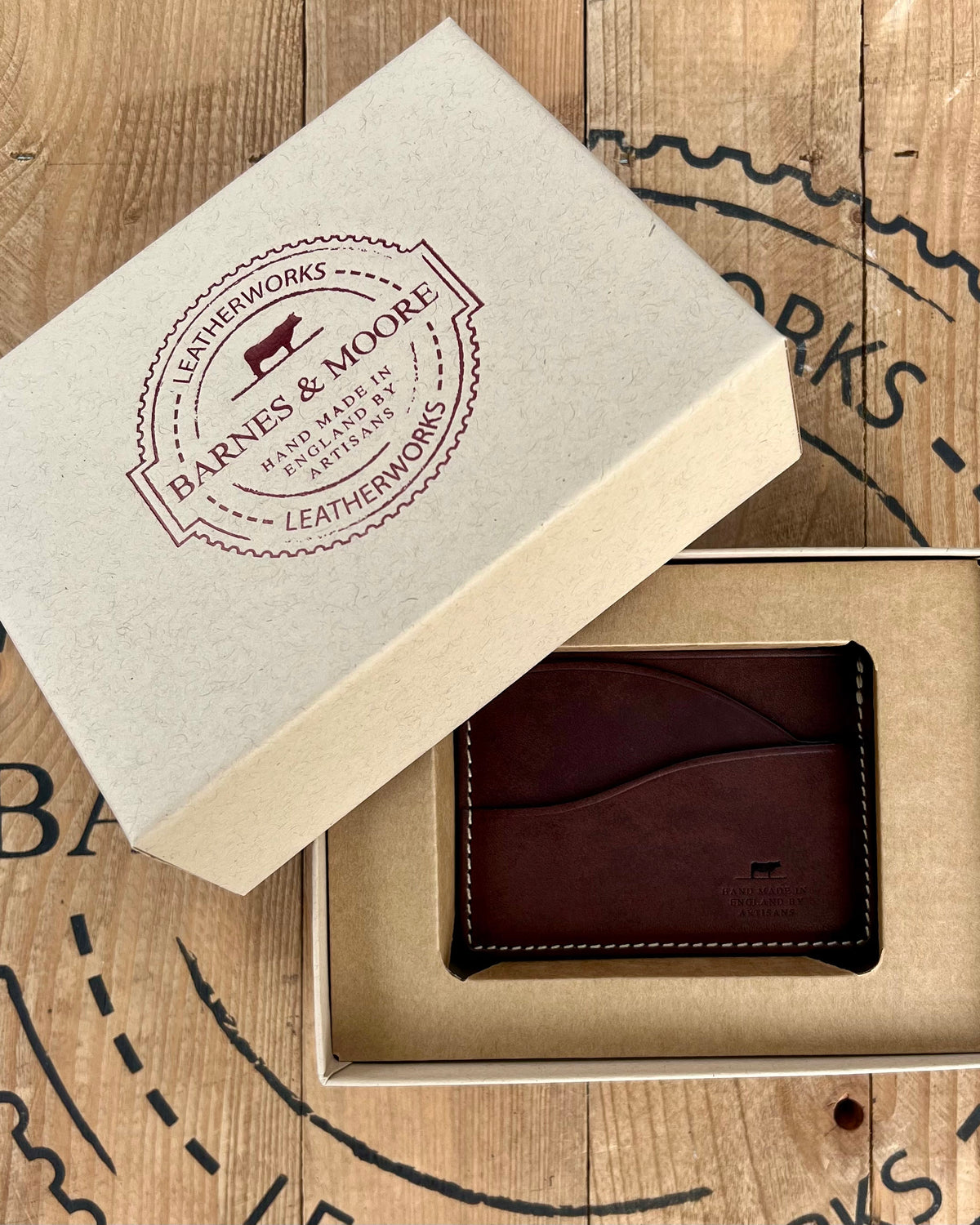Barnes and Moore Drayman Leather Cardholder - Deep Honey | Barnes and Moore Wallets & Key Fobs | JEANSTORE