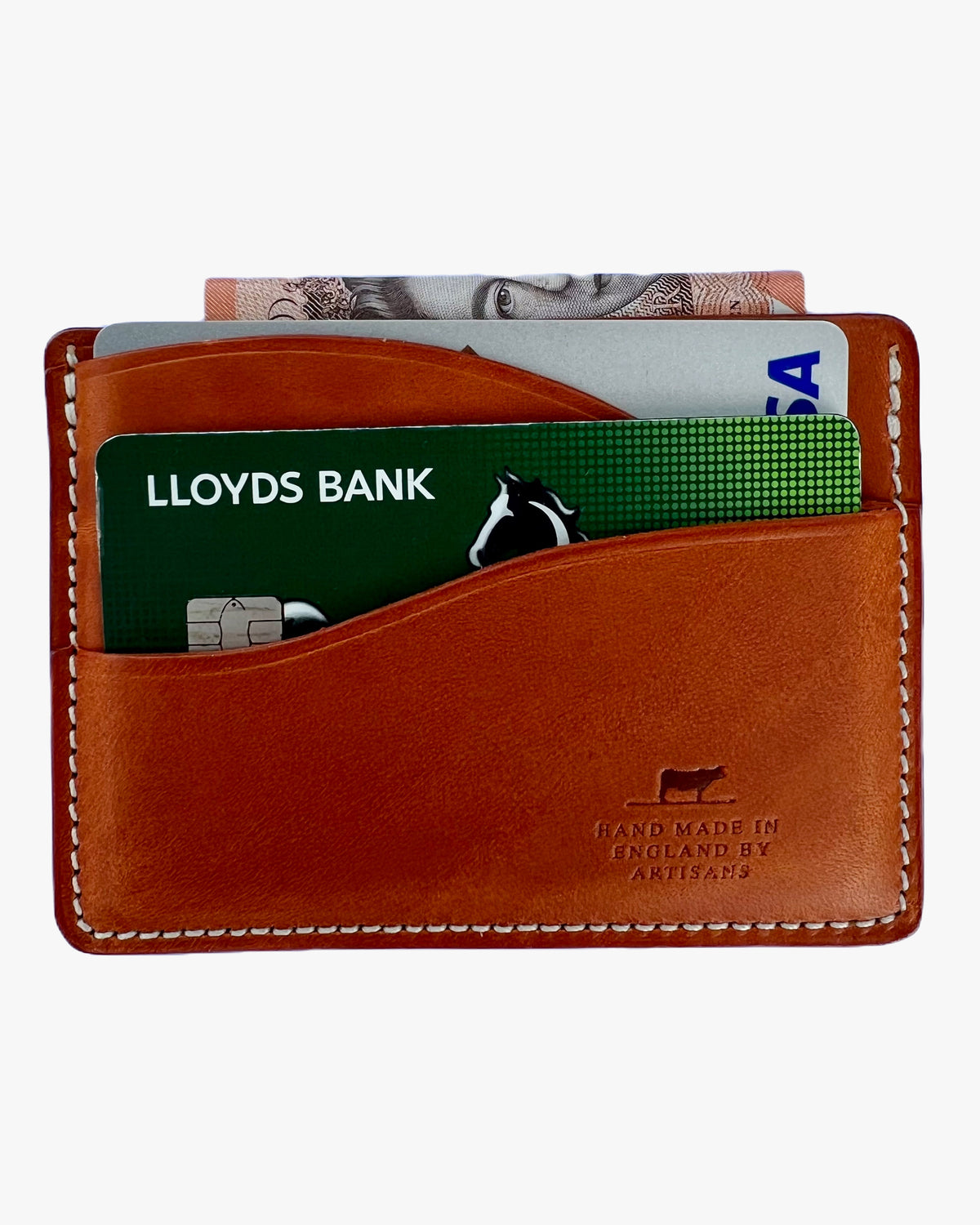 Barnes and Moore Drayman Leather Cardholder - Tan | Barnes and Moore Wallets & Key Fobs | JEANSTORE