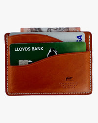 Barnes and Moore Drayman Leather Cardholder - Tan | Barnes and Moore Wallets & Key Fobs | JEANSTORE