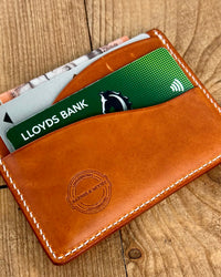 Barnes and Moore Drayman Leather Cardholder - Tan | Barnes and Moore Wallets & Key Fobs | JEANSTORE