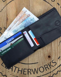 Barnes and Moore Longshore Coin Pocket Leather Wallet - Black | Barnes and Moore Wallets & Key Fobs | JEANSTORE