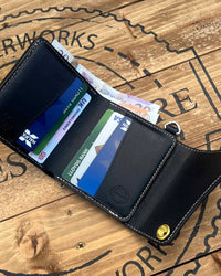 Barnes and Moore Sportsman Mid Leather Wallet - Silver Series Black | Barnes and Moore Wallets & Key Fobs | JEANSTORE