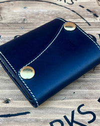 Barnes and Moore Sportsman Mid Leather Wallet - Silver Series Indigo | Barnes and Moore Wallets & Key Fobs | JEANSTORE