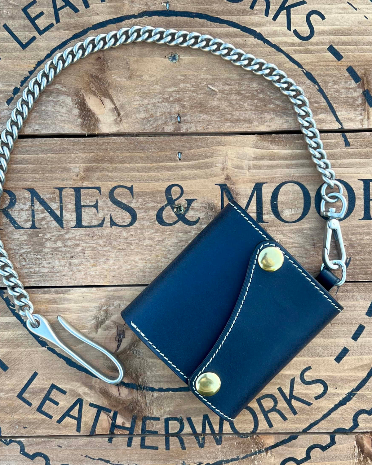 Barnes and Moore Sportsman Mid Leather Wallet - Silver Series Indigo | Barnes and Moore Wallets & Key Fobs | JEANSTORE