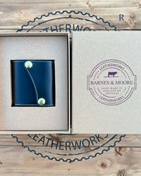 Barnes and Moore Sportsman Mid Leather Wallet - Silver Series Indigo | Barnes and Moore Wallets & Key Fobs | JEANSTORE