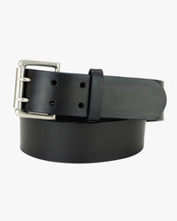 Barnes and Moore Harness Leather Heavyweight Belt - Black / Nickel | Barnes and Moore Belts | JEANSTORE
