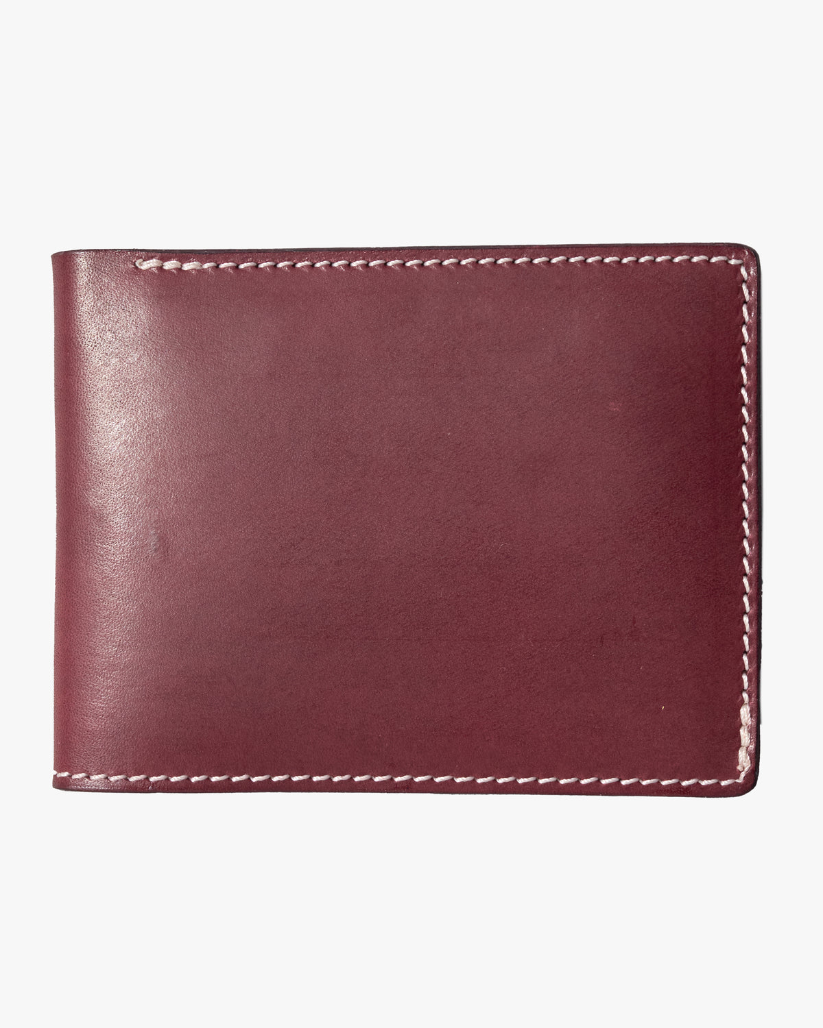 Barnes and Moore Longshore Folding Leather Wallet - Dark Cherry