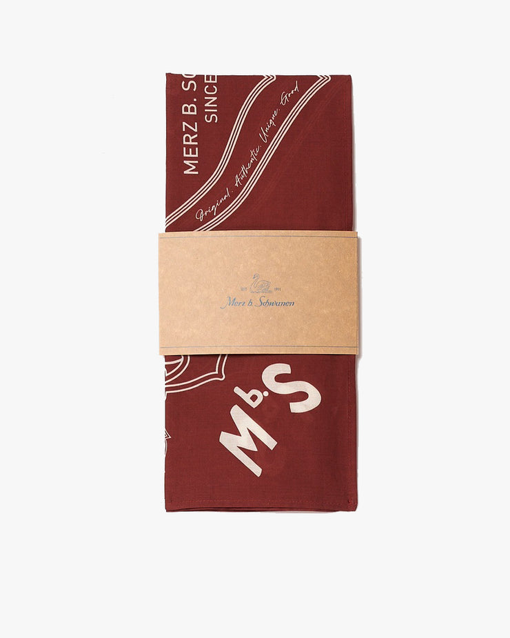 Merz B Schwanen Good Basics Bandana - Chestnut