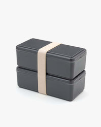 Japan Best Miyoshi Takenaka Gel Cool Bento Box Double - Grey | Japan Best Miscellaneous | JEANSTORE
