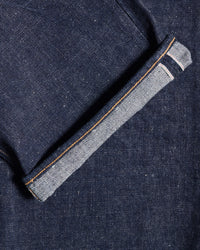 Big John Green Label M1012RC Wild Duck Wide Straight Selvedge Jeans - Indigo Onewash