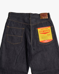 Big John M101SLB Wide Straight Jeans - SL Vintage 12oz Selvedge Denim Onewash | Big John Jeans | Jeanstore