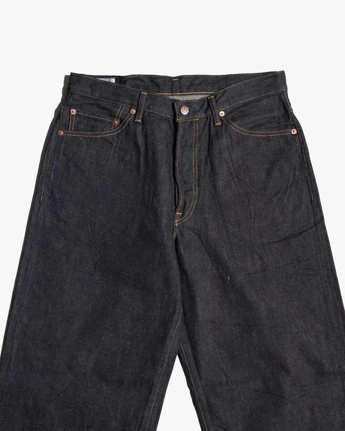 Big John M101SLB Wide Straight Jeans - SL Vintage 12oz Selvedge Denim Onewash