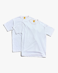 Big John Loopwheeled Tees 2-Pack - White | Big John T Shirts | JEANSTORE