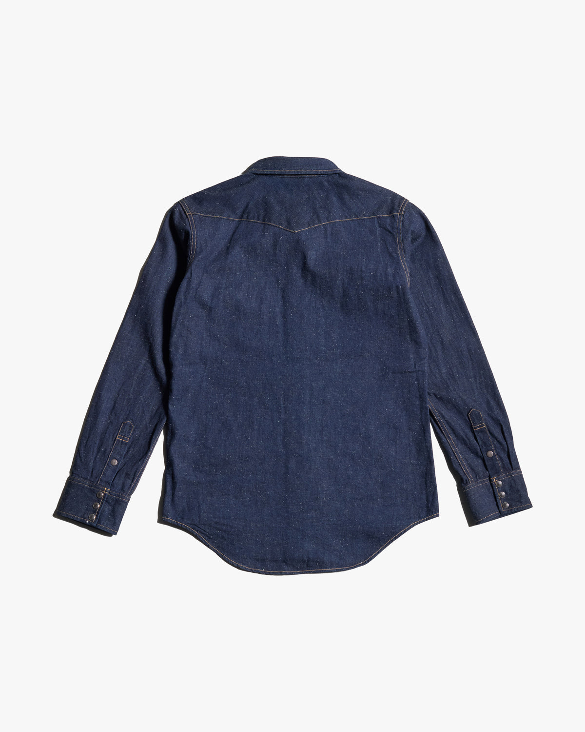 Big John MS004E 10oz Selvedge Denim Work Shirt - Vintage Neppy Indigo | Big John Shirts | JEANSTORE