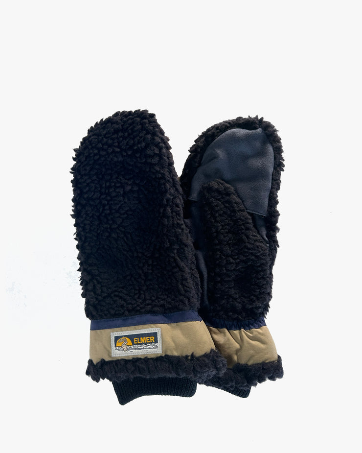 Elmer Teddy Mitten Gloves - Black