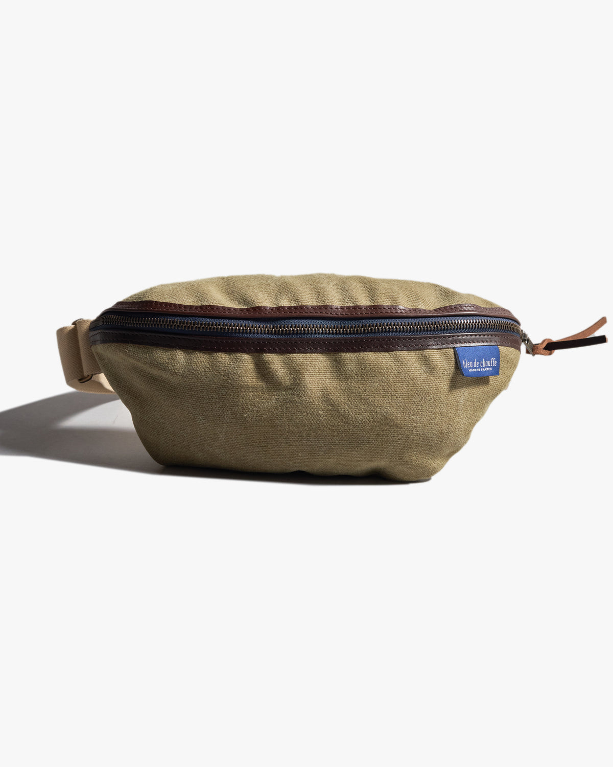 Bleu de Chauffe New Beat Belt Bag - Khaki US Stonewashed