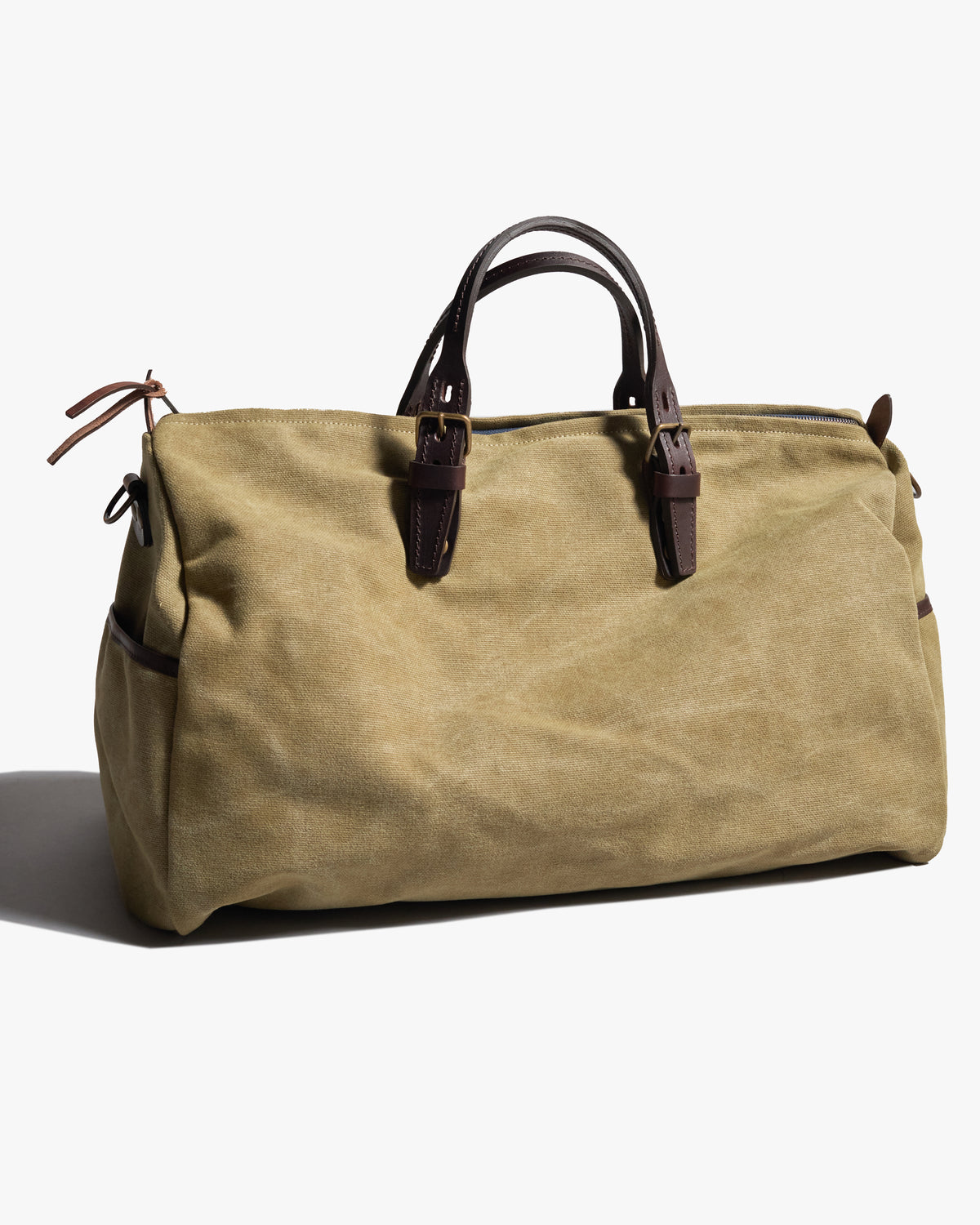 Bleu de Chauffe Hobo Travel Bag - Khaki US Stonewashed