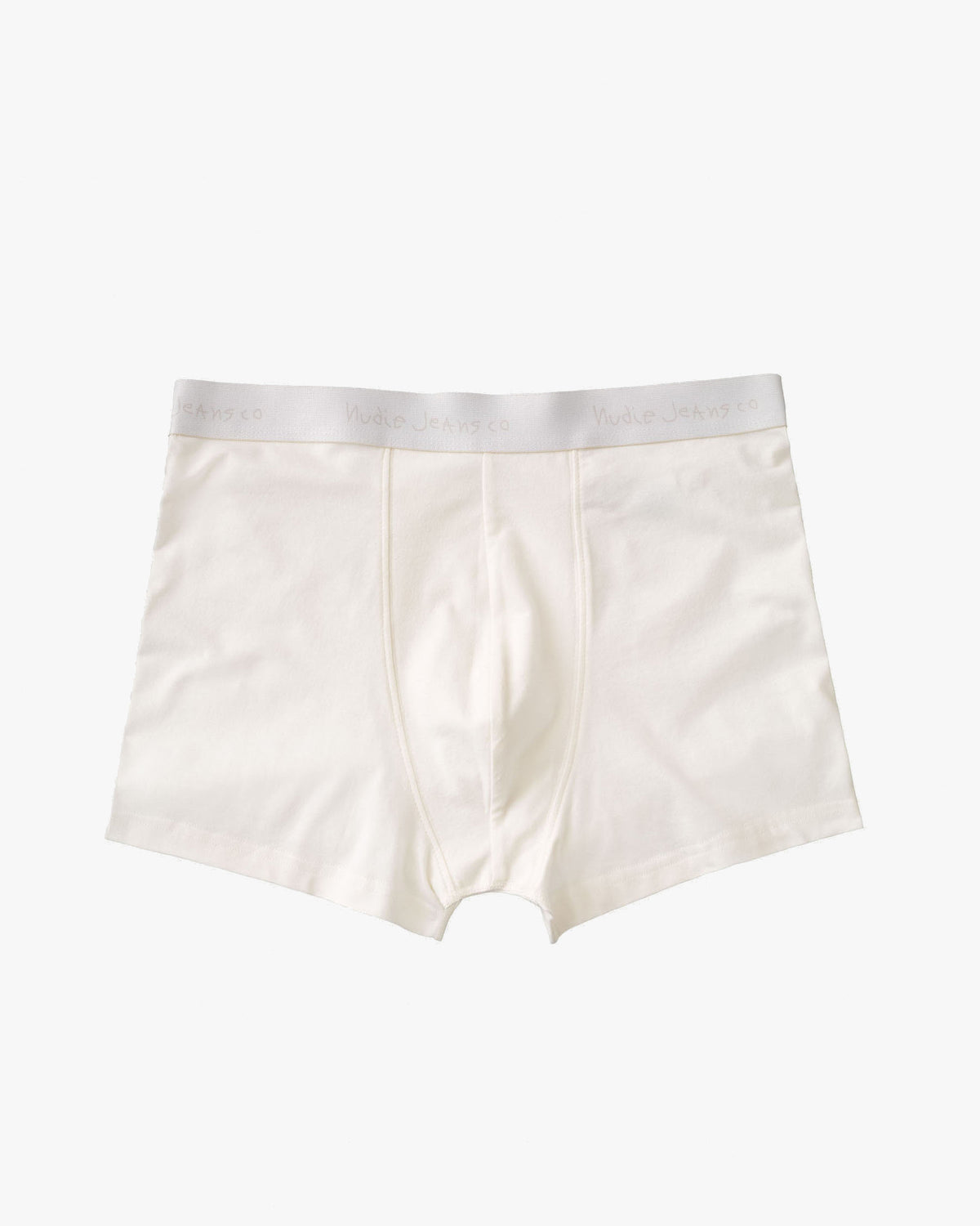 Nudie Jeans Boxer Briefs 1-Pack - Off White | Nudie Jeans Underwear | JEANSTORE