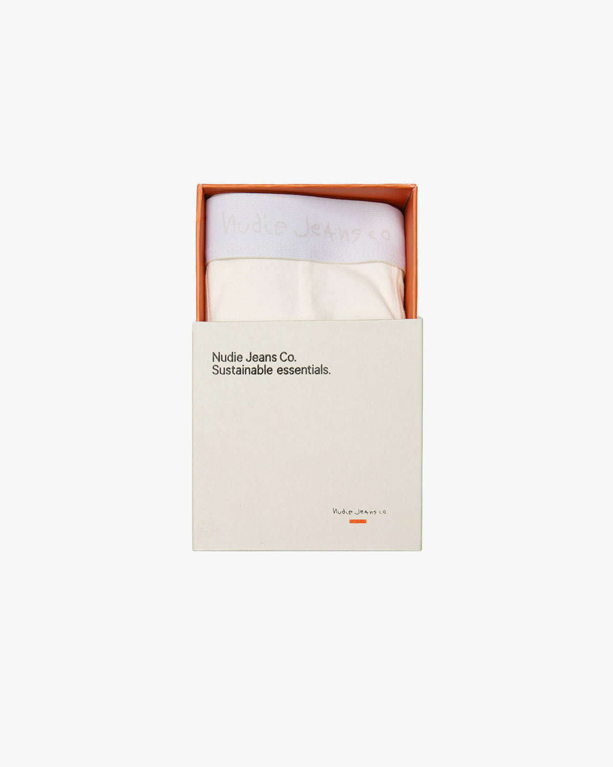 Nudie Jeans Boxer Briefs 1-Pack - Off White | Nudie Jeans Underwear | JEANSTORE