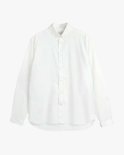 Oliver Spencer Brook Button Down Shirt - Brecon Oxford White