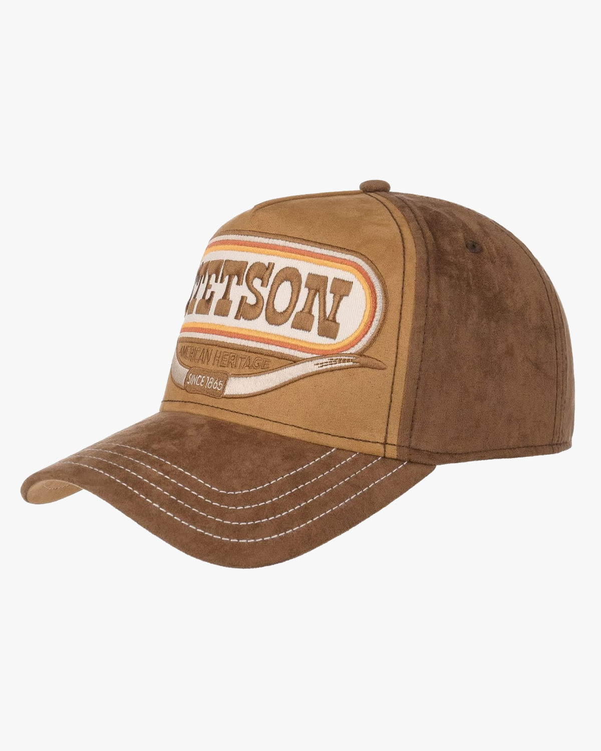 Stetson Buffalo Horn Trucker Cap - Beige