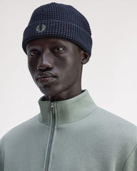 Fred Perry Waffle Beanie - Dark Airforce | Fred Perry Hats | JEANSTORE
