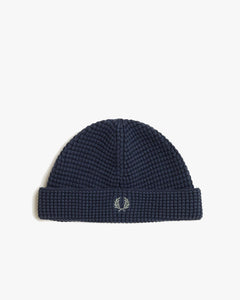 Fred Perry Waffle Beanie - Dark Airforce