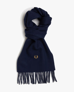 Fred Perry Lambswool Scarf - Navy