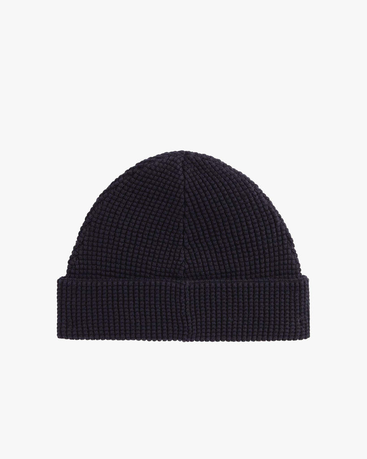 Fred Perry Waffle Knit Beanie - Black