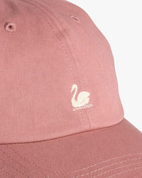 Merz b. Schwanen CAP01 Swan Logo Cap - Rosewood / Nature | Merz b. Schwanen Hats | Jeanstore