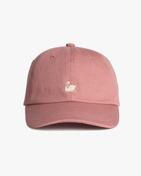Merz b. Schwanen CAP01 Swan Logo Cap - Rosewood / Nature | Merz b. Schwanen Hats | Jeanstore