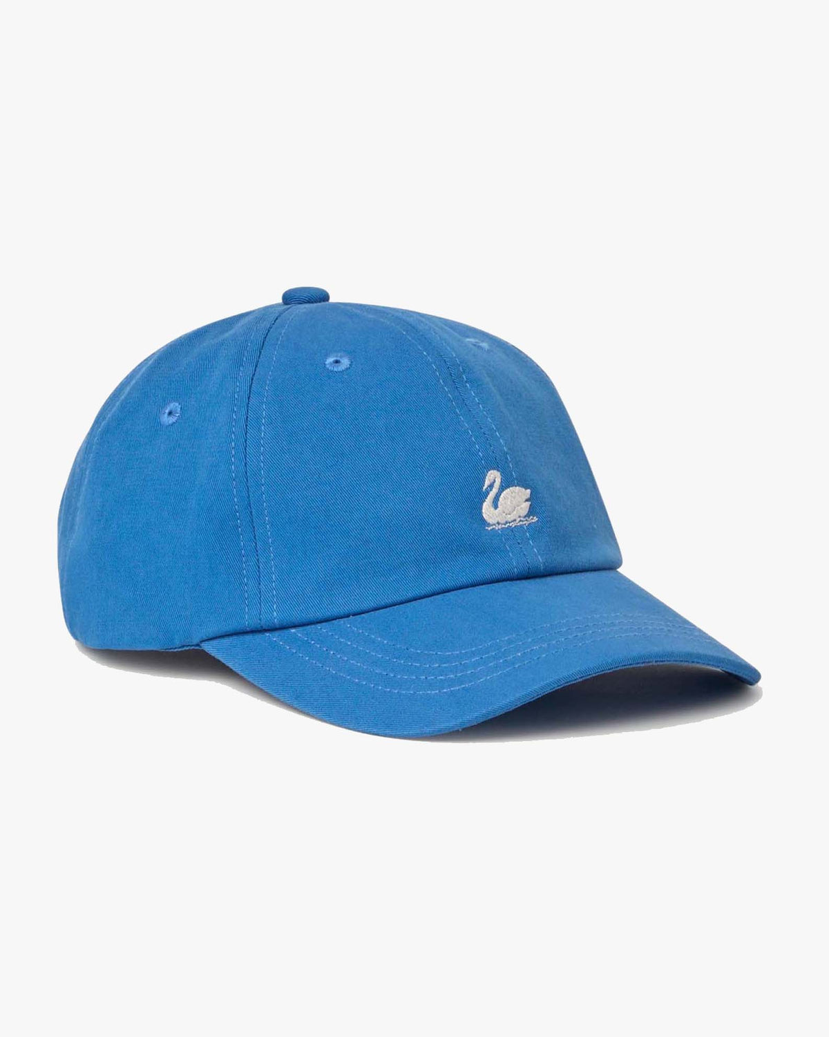 Merz b. Schwanen CAP01 Swan Logo Cap - Washed Blue | Merz b. Schwanen Hats | Jeanstore