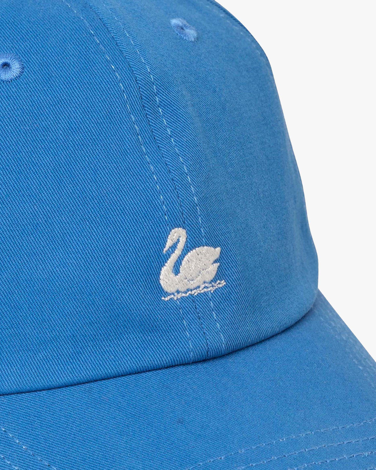 Merz b. Schwanen CAP01 Swan Logo Cap - Washed Blue | Merz b. Schwanen Hats | Jeanstore