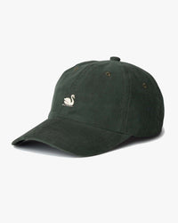 Merz b. Schwanen CAP01LC Swan Logo Corduroy Cap - Forest