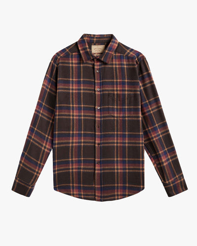 Portuguese Flannel Castor Shirt - Brown