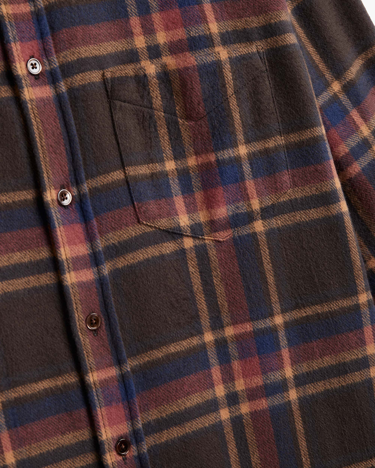 Portuguese Flannel Castor Shirt - Brown