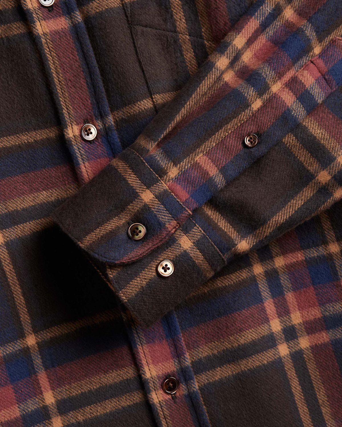 Portuguese Flannel Castor Shirt - Brown