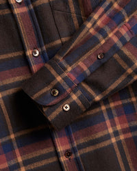 Portuguese Flannel Castor Shirt - Brown