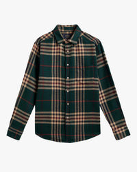 Portuguese Flannel Cervo Flannel Shirt - Green / Beige