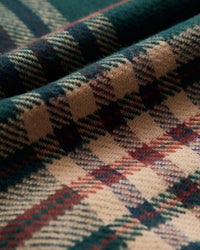 Portuguese Flannel Cervo Flannel Shirt - Green / Beige